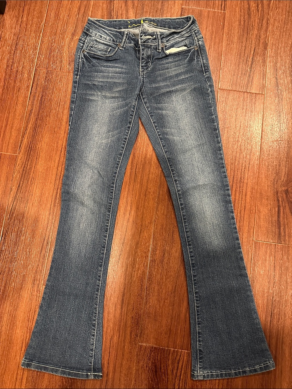 Women's Dark Blue Flared Jeans - Ink- Classic Flare Style